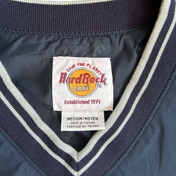 Vintage Hard Rock Cafe Honolulu Men’s Nylon Golf Pullover Size Medium - Picture 3 of 7